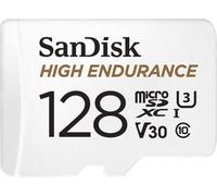 128GB High Endurance Microsdxc Card for IP & Dash Cams + SD Adapter up to 10,000