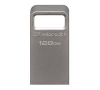 128GB Kingston Tecnologia DataTraveler Micro USB3.2 Tipo-A Flash Drive - Argento