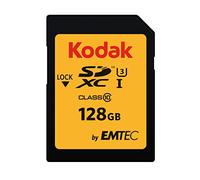 128GB Scheda SD Emtec Kodak SDHC classe 10 UHS-I U3 Ka.Blist [EKMSD128GXC10HPRK]