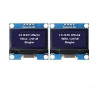 128x64 pixel per il modulo dell'esposizione di OLED con il carattere bianco LCD 1 3 pollici e per I2C per la comunicazione di IIC per le schede di sviluppo