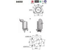 145 KW 197 CV CATALIZZATORE PER Saab 9-3 Cabriolet YS3F 2.0 T Bio Power