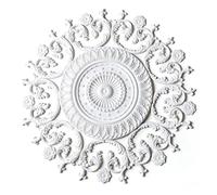 129cm Rosone Lampadario Soffitto Bianco Polistirolo Decorativo