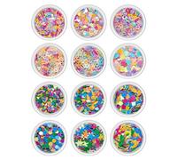 12Box 3D Fiori Acrilici Farfalla Orso Unghie Forme Arte Accessori Gioielli Decorazione Artigian