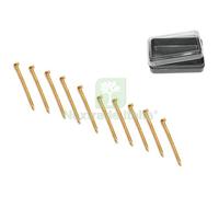 12CF CHIODINO X GANCIO QUADRO AD X PRONTY FERRO OTTONATO MM 1,4 H.MM 25 CF=PZ 1: