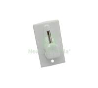 12CF GANCIO BRIS BRIS BASE PLASTICA PRONTY RAMPINO METALLO MM 18X32 BIANCO CF=P: