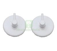 12CF GANCIO BRIS BRIS TONDO METALLO PRONTY MM 25 BIANCO CF=PZ 2: