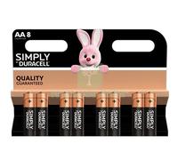 12CF PILA STILO AA SIMPLY DURACELL ALCALINA VOLT 1,5 CF=PZ 8: