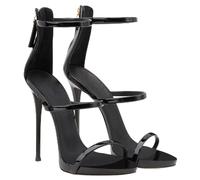 12CM/4.72IN Sexy Tacchi Alti Scarpe Fetish Stiletto Discoteca Pole Dance Festa Nuziale Prom Sandali,Nero,40 EU