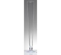 12er Set Bodenvasen Vasi IN Vetro Cielo Cono Con Piede H.60cm D.11cm