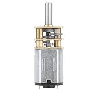 12FN20 Gear Motor DC 6V 40RPM | 3x10mm Output Shaft for Robotics/Office Automation/Electronic Locks | Stainless Steel Reduction Gear Motor with 0.4kg.cm Output Force