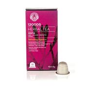 12Gods Capsule Tè alle Erbe Minthi - Compatibili Nespresso®, 20 Capsule | Menta, Malva, Vischio e Finocchio | Senza Caffeina | Senza Coloranti Artificiali