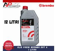12L Brembo L04010 Olio Freni DOT 4 Ultra Performante DOT4 Auto e Moto Premium