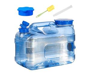 12L Camping Water Container - Dispenser Leakproof | PC Bucket | Spigot Tap, Built-in Carry Handle, Portable Storage Tank For Outdoor Picnic, BBQ, Road Trip, Car Trunk & Camp Site