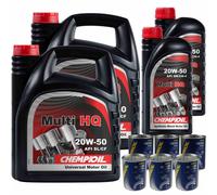 12L CHEMPIOIL olio motore Multi HQ 20W-50 SAE Api Sl / Cf Flush Dottore