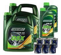 12L FANFARO DSX 15W-40 API CG-4/SL Olio Motore Inkl. Motor Flush Doctor