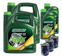 12L FANFARO GSX 15W-40 olio motore Automobile Api Sg / CD Incl. Doctor