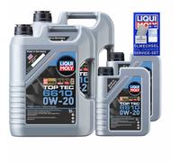 12L LIQUI MOLY olio motore Top Tec 6610 0W-20 Acea C5 Api Sp per Ford Mercedes