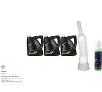 12L MANNOL Olio Motore 7709 5W-30 API SM/CF Inclusi Tubo + Pulitore Per Vetri