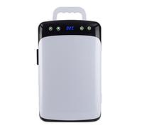12L Mini Frigo Congelatore Piccolo Frigorifero Portatile Con Display A LED Controllo Della Temperatura Con Funzione Di Raffreddamento E Calore Per Viaggi, Auto, Camera Da Letto, Ufficio AC + DC ( Colo