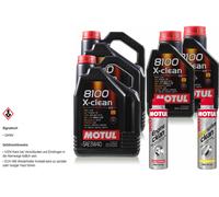 12L MOTUL 8100 X-CLEAN 5W-40 Olio Motore Engine Clean Diesel System