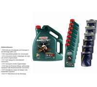 12L Olio Motore Castrol Magnatec Diesel 5W-40 DPF 3xMotor Doctor + Motor Flush