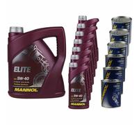 12L Olio Motore MANNOL Elite 5W-40 3xMotor Doctor+Flush Motore