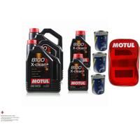 12L olio motore MOTUL 8100 x-Pulire + 5W30 3x mannol Doctor Additivo Incl. Borsa