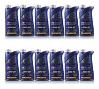 12L Olio Per Trasmissione Universale MANNOL 80W-90 API GL 4 MN8107-1