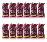 12L Original MANNOL Olio Per Trasmissione Extra 75W-90 API GL 4/GL 5 LS MN8103-1