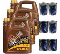 12L pemco idrive 370 0W-40 olio motore Api Sn Acea A3/B4 Incl. Flush Dottore