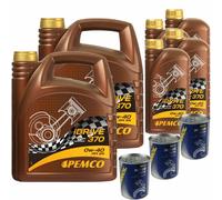 12L pemco idrive 370 0W-40 olio motore Api Sn Acea A3/B4 Incl. Motor Doctor