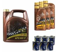 12L PEMCO olio motore idrive 340 5W-40 Api Sn / Cf Incl. Motore Flush Dottore