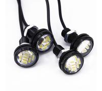 12LED Lampade Lampadine ABS Anti-collisione Bianco 15W Luci 12V 4pcs