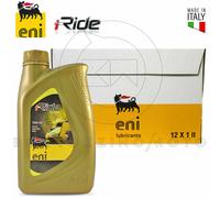 KIT OFFICINA 12LT OLIO MOTORE ENI I-RIDE SCOOTER 10W40 SEMISINTETICO API SJ - MB