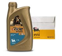 KIT OFFICINA 12LT OLIO MOTORE ENI I-RIDE SCOOTER 10W40 SEMISINTETICO API SJ - MB