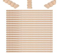 12M Modanature Listelli in legno per mobili, fai da te, profili decorative in legno non verniciati per porte fai da te, pareti, tavoli, armad