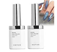 12ml Water Drop Nail Gel Top Coat UV LED Gloss Finish 2 Piece Set