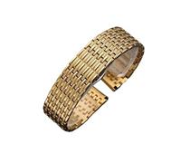 12mm 14mm 16mm 18mm 20mm Cinturino for orologio da donna con fibbia in acciaio inossidabile Cinturino for orologio Bracciale in acciaio ultrasottile Catena di piccole dimensioni con larghezza(Gold,21m