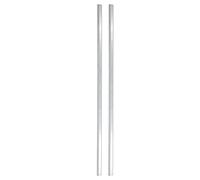 12mm Aluminum Hexagonal Shaft | High Hardness Robust Drive Rod | Hex Shaft for Lathe Equipment/Robotics/Engineering | 2 Pcs with M4 Threaded Holes (4104-0012-0624)
