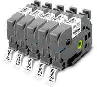 12Mm Compatibile Etichette per Brother Tze-231 Tze231 TZ-231 Nastro Laminato Ner