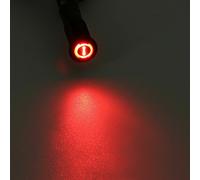 12mm Metallo Led Luce Simbolo Spia Lampada Indicatore Pannello 12-36V