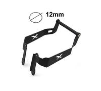 (12MM) Motorcycle Front Stand Holder Smartphone For Honda X-adv 750 Xadv Xadv750 Gps Bar Mobile Phone Bracket Gps Black