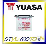 12N9-4B-1 BATTERIA ORIGINALE YUASA AD ACIDO HONDA XL 125 R 1987