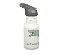 KLEAN KANTEEN 12oz Kid Classic Narrow W/ Flip/sport Cap - Bambino - Bianco / Grigio - Taglia unica- modello 2025
