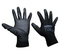 12PAIA GUANTI NYLON POLIURETANO ECO-LITE NERO TG.10