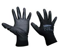 12PAIA GUANTI NYLON POLIURETANO ECO-LITE NERO TG. 8