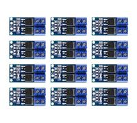 12PC 5V-36V Modulo Dual MOS per scheda di controllo elettronica driver PWM, tubo effetto campo ad alta potenza, uscita 15A 400W, compatibile con motori CC strisce LED pompe valvole a solenoide