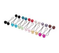 12PC Donne Sciarpe Hijab Squisito Bella Palla di Velluto Clip In Acciaio Inox Pin Moda Pin Hijab Sciarpa Scialle Clip Per Capelli