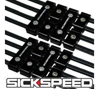12PC Nero Filo Separatore Per 8MM 9MM 10MM MSD NGK Taylor Excel Accel Sbc