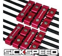 12PC Rosso Filo Separatore Per 8MM 9MM 10MM MSD NGK Taylor Excel Accel Sbc